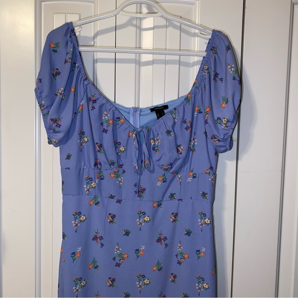 Forever 21 Floral Puff Sleeve Dress - Picture 7 of 14